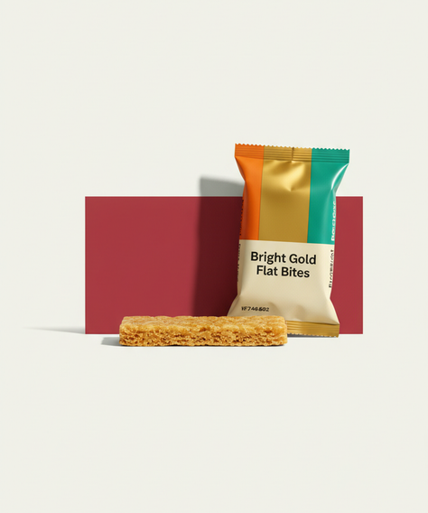 Bright Gold Flat Bites