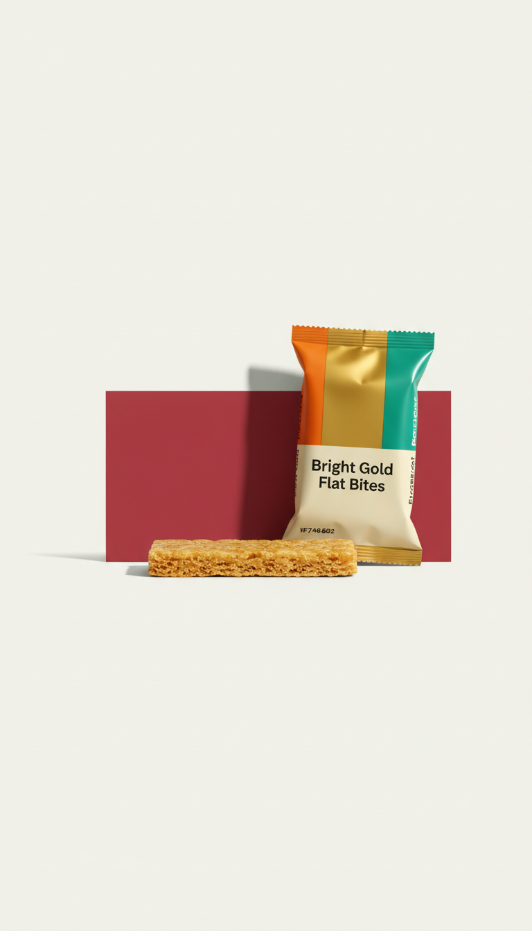Bright Gold Flat Bites