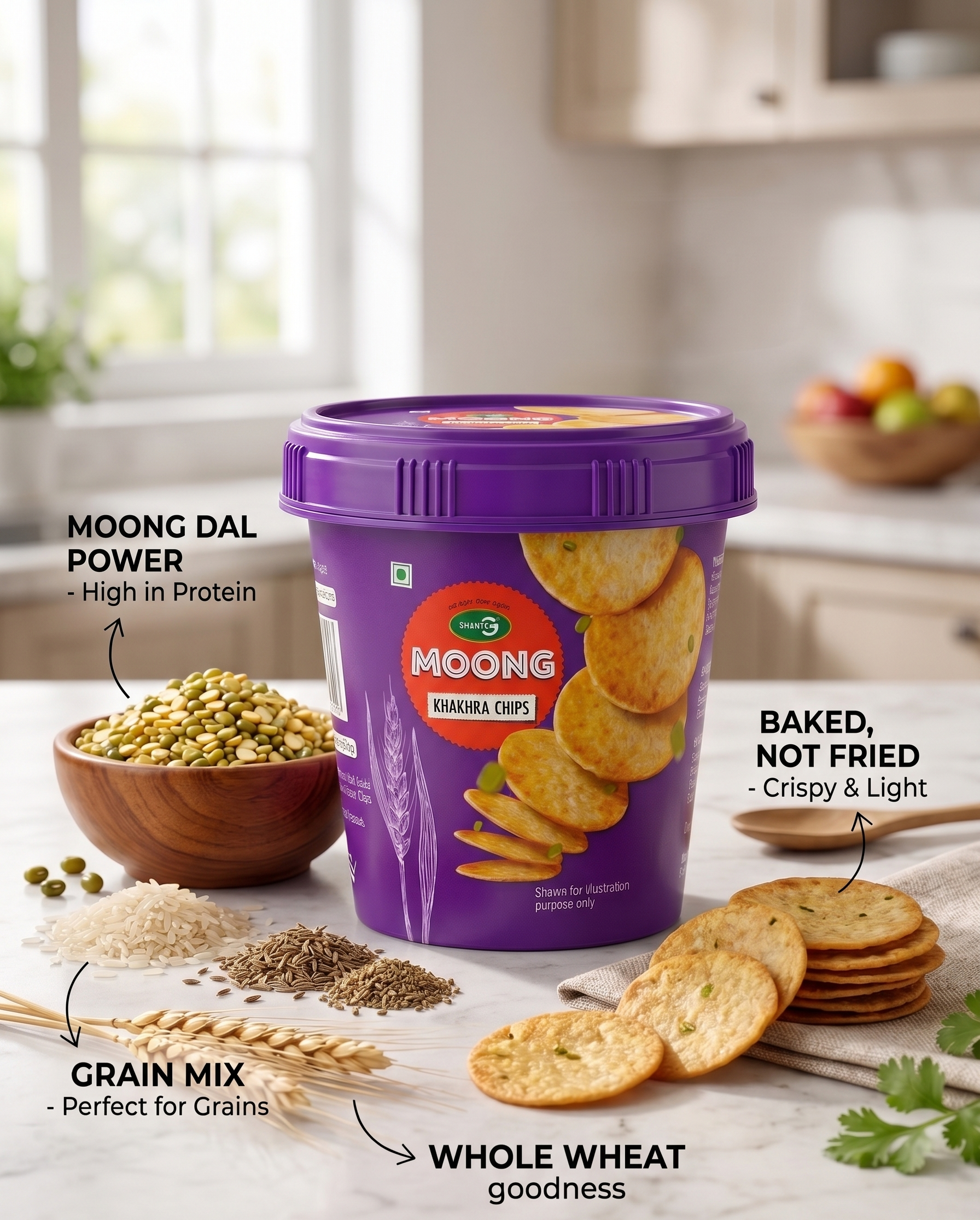 MOONG KHAKHRA CHIPS